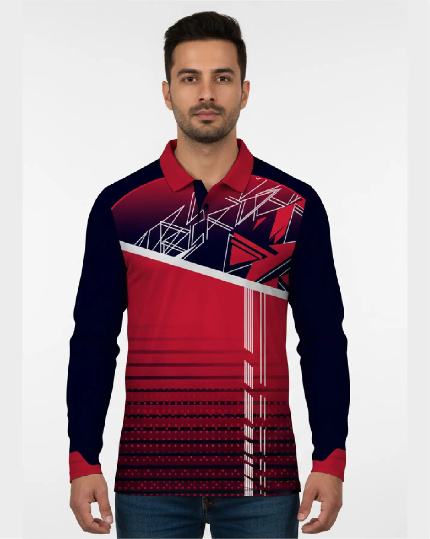 Full Sublimation Polo Full Sleeve